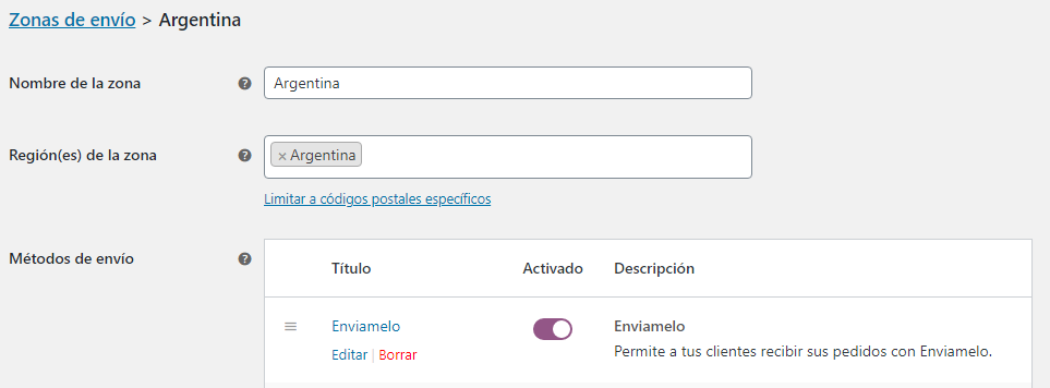 Configuracion